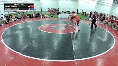 145 lbs Macey Jeffrey, Texas Red vs Kinzley Sanchez, Arizona