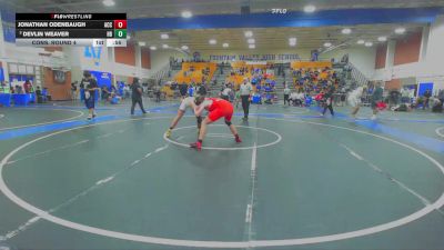 190 lbs Cons. Round 4 - Jonathan Odenbaugh, Arrowhead Christian Academy vs Devlin Weaver, Huntington Beach