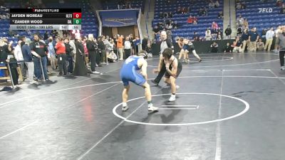 190 lbs Round Of 32 - Jayden Moreau, Greater Lawrence vs Zander Wood, Salem, NH