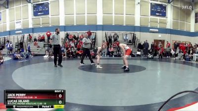 105 lbs Round 3 (3 Team) - Jack Perry, Dragon Wrestling Club vs Lucas Hiland, Bulldog Premier Wrestling Club