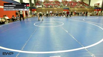 165 lbs Consi Of 4 - Logan Brockus, Sapulpa vs Ethan Kimrey, Tulsa Union