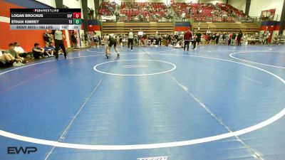 165 lbs Consi Of 4 - Logan Brockus, Sapulpa vs Ethan Kimrey, Tulsa Union