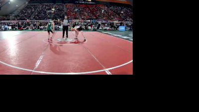 3A 113 lbs Champ. Round 1 - Colton Volkel, Hansen vs Ayden Potter, Malad