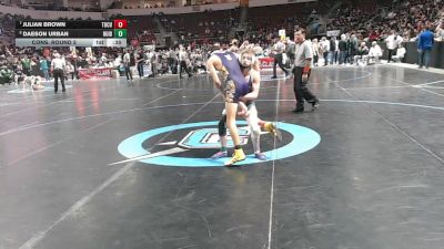 4A 106 lbs Cons. Round 2 - Julian Brown, Tucumcari vs Daeson Urban, Ruidoso
