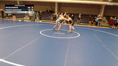 285 lbs Round 5 - Dylan Johnson, Kearney vs Braidyn Marchand, Lincoln Standing Bear