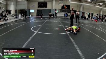 55 lbs 1st Place Match - Eva Encarnacion, Headhunters vs Bryce Herbert, SMWC Wolfpack