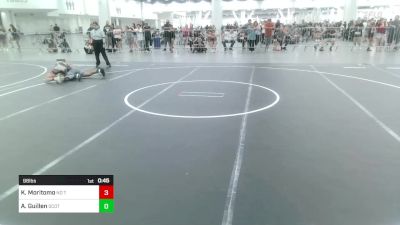 98 lbs Quarterfinal - Kai Moritomo, No Team vs Alexander Guillen, Scotsmen WC