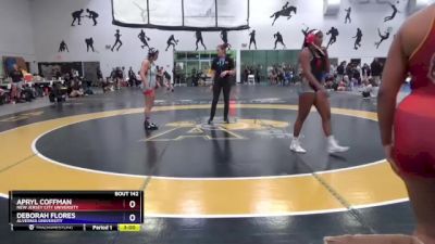170 lbs Champ. Round 2 - Apryl Coffman, New Jersey City University vs Deborah Flores, Alvernia University