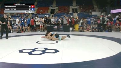 120 lbs Champ. Rd Of 128 - Collin Frey, Wisconsin vs Isaiah Tuttle, Nebraska