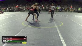 D2-215 lbs Cons. Round 2 - Isaac Friddle, Hastings HS vs Ryan Dimmick, St Johns HS