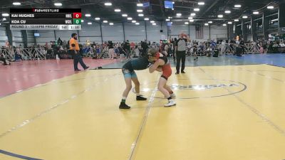 84 lbs Round 3 - 12:00pm Friday - Koa Cu, West Coast Elite vs Kai Hughes, Nebraska Elite