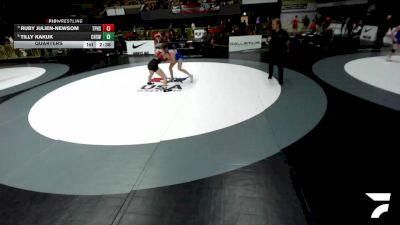 Quarters - Ruby Julien-Newsom, Torrey Pines High School Wrestling vs Tilly Kakuk, Chino High School Wrestling