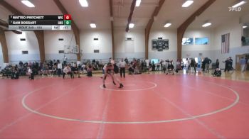 150 lbs Cons. Semi - Matteo Pritchett, William Penn Charter School vs Sam Bossart, Linsly School