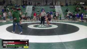 126 lbs Cons. Round 2 - Ethan Soriano, Gonzaga vs Declan Duncan, Trinity