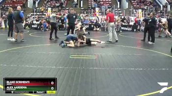 100 lbs Cons. Round 3 - Alex Aardema, Fruitport vs Blake Scrimenti, NBWC