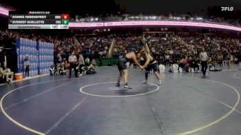 3A 285 lbs Quarterfinal - Donnie Hebenstreit, Smoky Mountain High School vs Everest Ouellette, First Flight High School