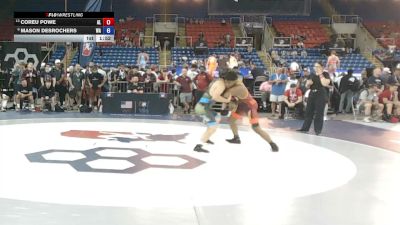 144 lbs Cons. Quarters - Coreu Powe, Alabama vs Mason DesRochers, Washington