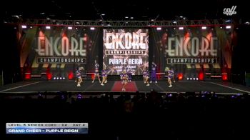 Grand Cheer - Purple Reign [2025 L5 Senior Coed - D2 Day 2] 2025 Encore Grand Nationals