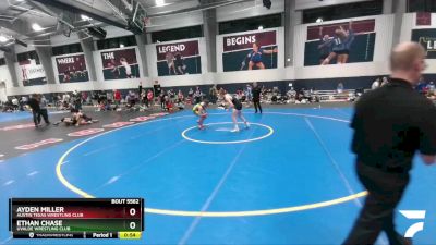 144 lbs Cons. Round 3 - Ayden Miller, Austin Texas Wrestling Club vs Ethan Chase, Uvalde Wrestling Club