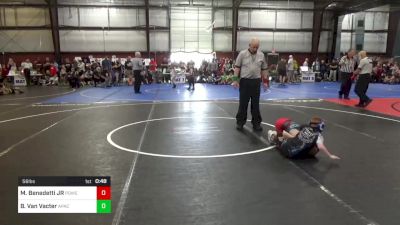 56 lbs Quarterfinal - Matthew Benedetti JR, Power Half vs Brett Van Vacter, Apache