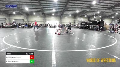 83 lbs Round Of 16 - Dominic Schuman, Mat Assassins vs Kamden Deshon, Neighborhood Wrestling Club