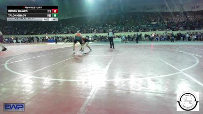 160 lbs Consi Of 32 #1 - Brody Dawes, Stillwater Wrestling vs Talon Grady, Piedmont