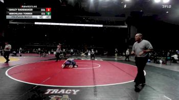 115 lbs 7th Place Match - Bailey Rademaker, Cosumnes Oaks vs Miroslava Torres, Escalon