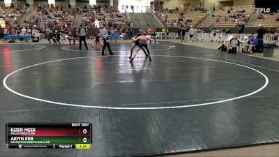 145 lbs Quarterfinal - Aidyn Erb, Arlington Wrestling Club vs Kizer Meek, Halls Wrestling