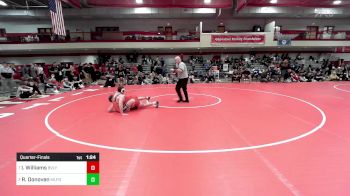 152 lbs Quarterfinal - Iuan Williams, Beverly vs Ryan Donovan, Milford