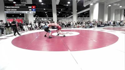 80 lbs Champ. Round 3 - Beau Waldron, BullTrained Wrestling vs Liam Crook, Askren Wrestling Academy