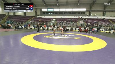 180 lbs Semifinal - Madeline Hodges, Sacred Heart vs Fabiana Josa, New Jersey City University