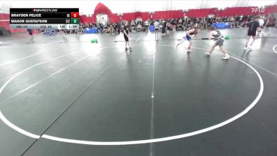 157 lbs Placement (16 Team) - Brayden Felice, Oswego East vs Mason Gustafson, Cambridge-Isanti White