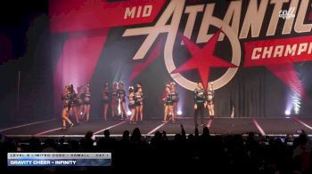 Gravity Cheer - Infinity [2026 L6 Limited Coed - XSmall Day 1] 2026 MidAtlantic Championship Grand Nationals