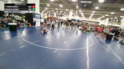 80 lbs Champ. Round 3 - Tyson Linnell, Utah vs Paulele Peters, Nevada