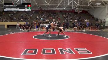 197 lbs Champ. Round 2 - Brian Valdespino, Cerritos College vs Casey Nunnally, Moorpark CCC