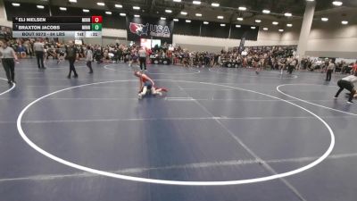 84 lbs Cons. Sub-semis - Braxton Jacobs, Minnesota vs Eli Nielsen, Minnesota