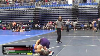 150 lbs Champ. Round 3 - Jacob Pinks, ALLEN EAST vs Mazin Rukieh, SWANTON