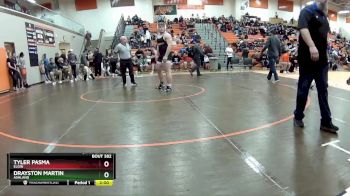 215 lbs Quarterfinal - Tyler Pasma, Elgin vs Drayston Martin, Ashland