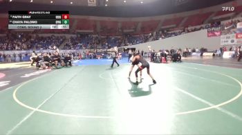 6A/5A Girls 100 Cons. Round 2 - Faith Gray, Redmond Girls vs Chaya Palomo, Sprague Girls