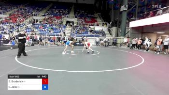 126 lbs Cons 32 #1 - Braden Broderick, Michigan vs Christian Jelle, Minnesota