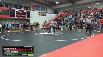 130 lbs Quarterfinal - Chloe Sokolik, Fort Madison vs Havana Griffith, Independence