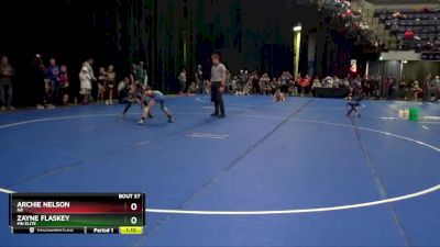 80 lbs Quarterfinal - Archie Nelson, N8 vs Zayne Flaskey, MN Elite