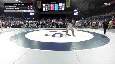 165 lbs Cons. Sub-rd Of 32 - Deacon Odom, OR vs Anthony Johnson, IL