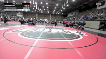 130 lbs Cons. Round 4 - Tatiana Dennis, Oak Park vs Andrea Wood, Frontenac