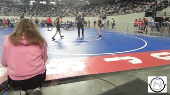 72 lbs Quarterfinal - Marley Kennedy, Shelton Wrestling Academy vs Khloe Weisinger, Wyandotte HS Girls