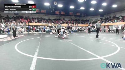 98 lbs Rr Rnd 2 - Milton Hernandez, Clinton Youth Wrestling vs Jhett Boyer, Shelton Wrestling Academy