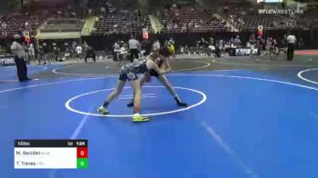 102 lbs Round Of 32 - Mason Savidan, Sunkist Kids/Monster Garage vs Tyler Traves, Virginia Wrestling Academy