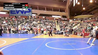 140 lbs Round 1 - Troy Brown, Blazing Yetis Wrestling Club vs Mason Wood, Pottsville Apache Youth Wrestling