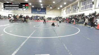 138 lbs Consi Of 8 #2 - Drew Mastronardi, New Canaan vs Jonathan Romanos, Cheshire