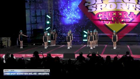 Cheer Sport Sharks-New England - Mini Mateys [2025 L1 Mini Day 2] 2025 Spirit Sports Worcester Nationals